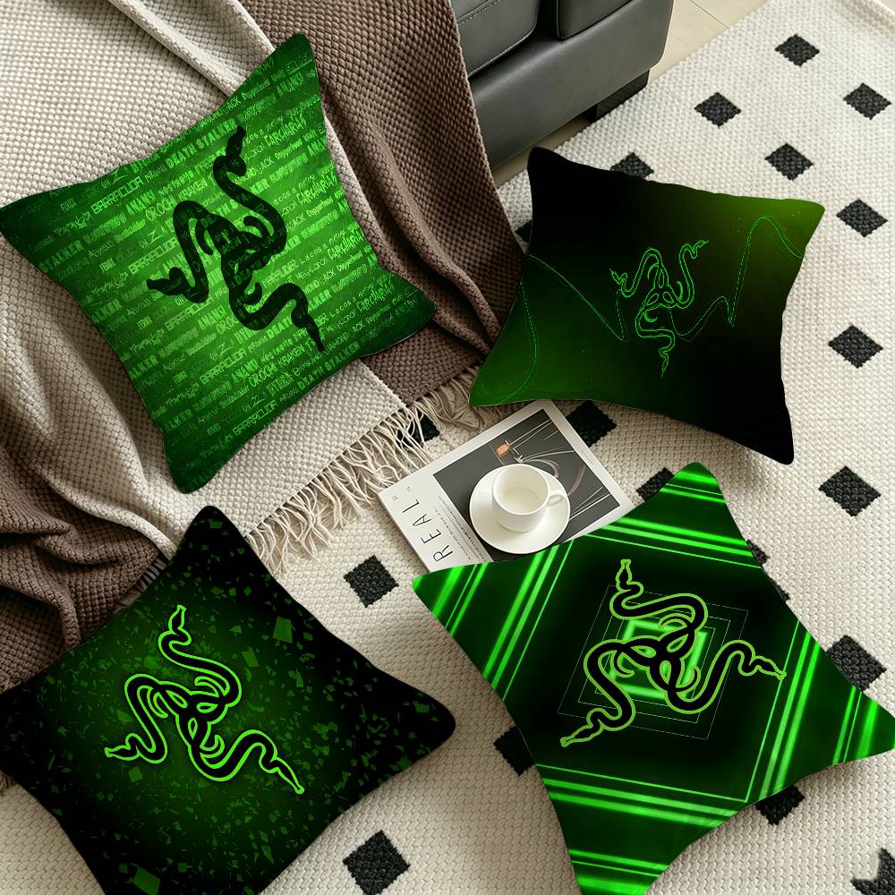 Home Textiles Logo - R-RAZER Logo Pillowcases Home Bedding Decorative