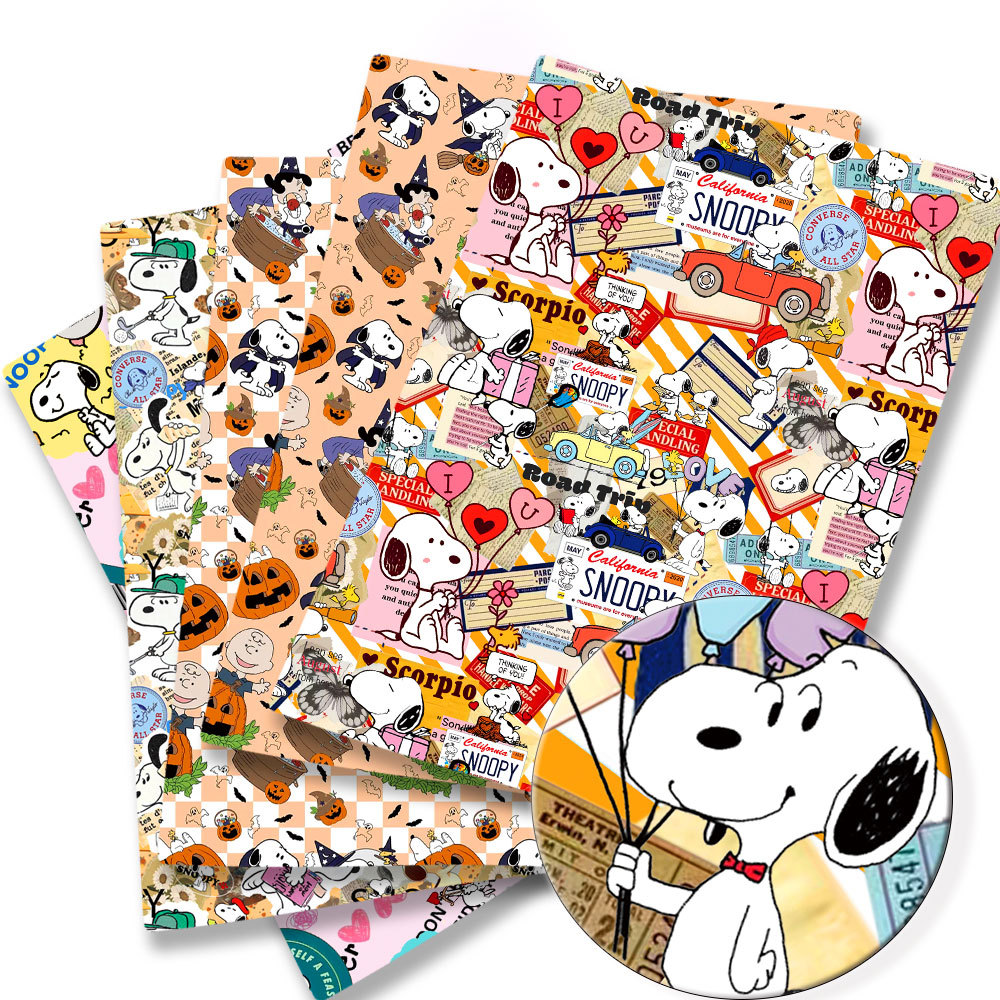 Home Textiles Curtains - TAKARA TOMY Snoopy fabric140x50CM Cartoon Polyester
