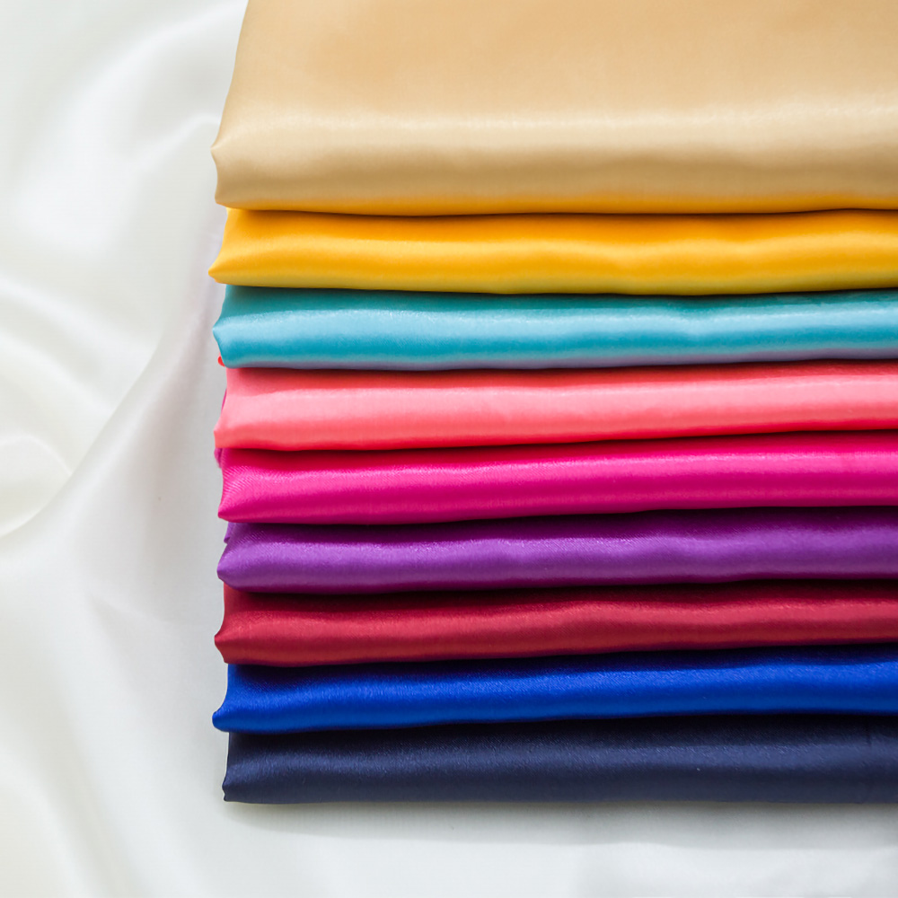 Home Textiles Importers In Usa - Luxury Designer Satin Fabric 150x100cm Soft