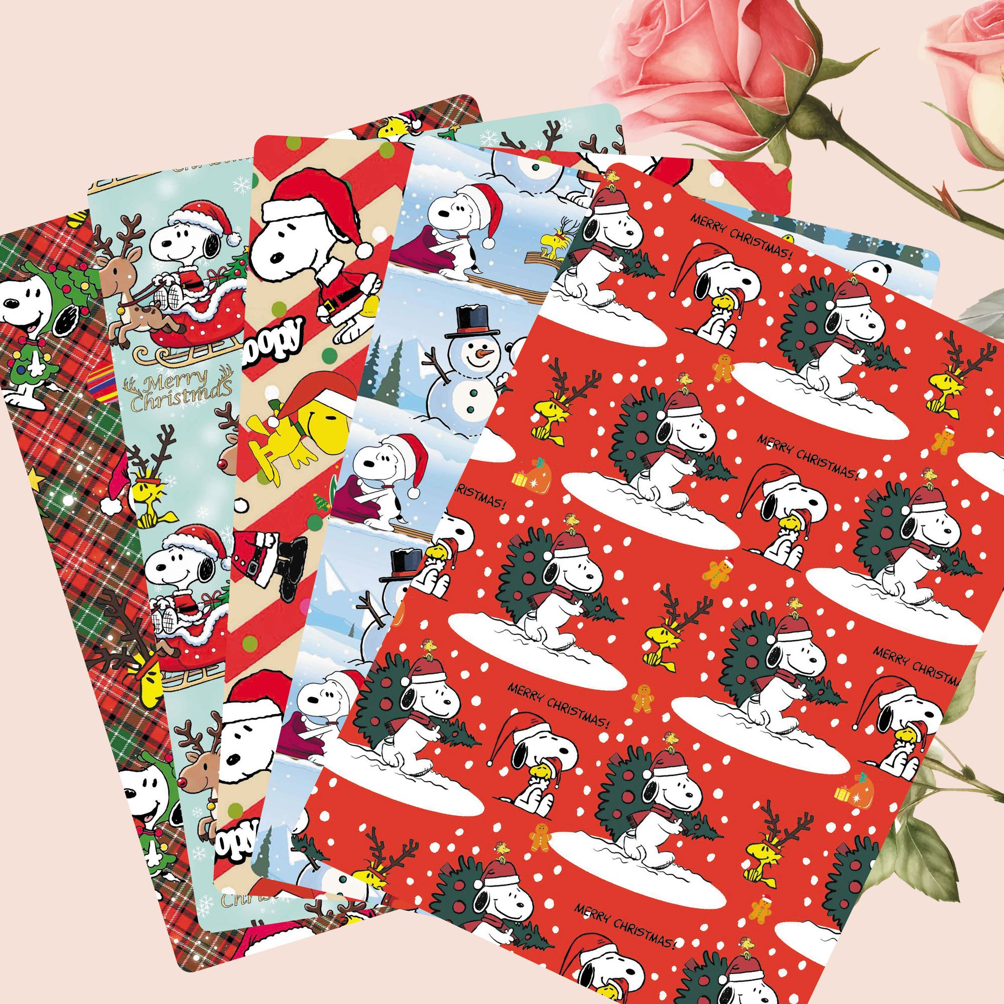 Home Textiles Curtains - TAKARA TOMY Snoopy fabric140x50CM Cartoon printed