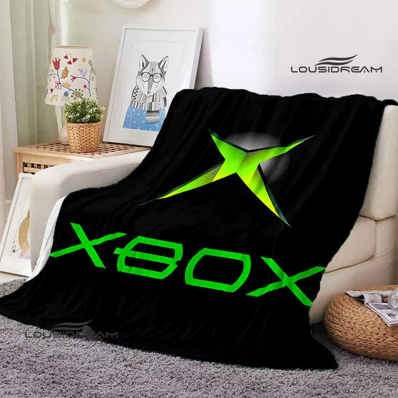 Home Textiles Logo - Xbox Logo Fleece Blanket Soft Gaming