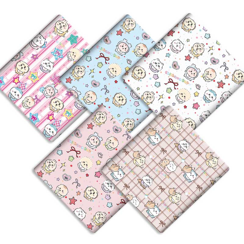 Home Textiles Curtains - Cartoon Polyester fabric 140x50cm cotton fabric