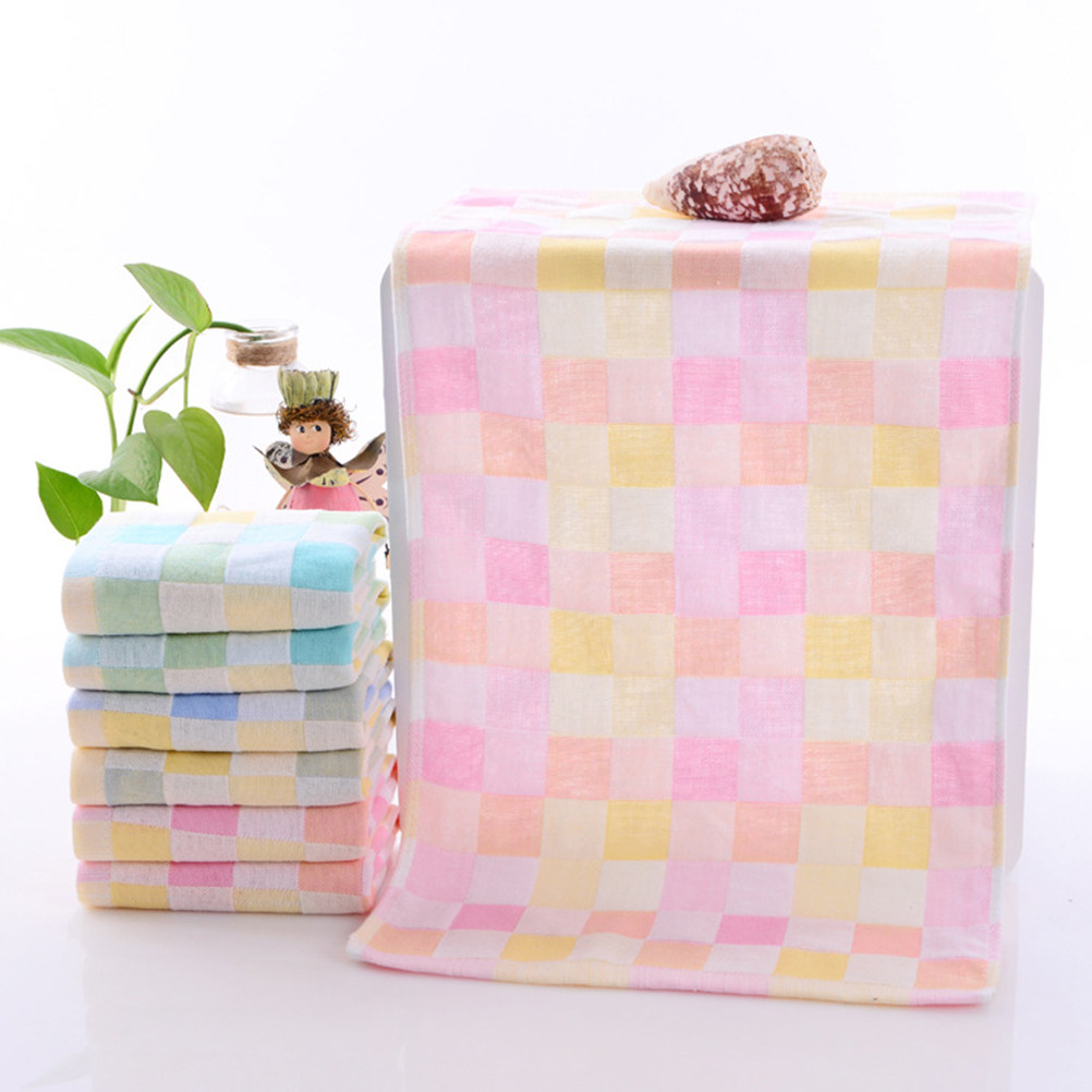 Home Textiles In Pakistan - 3Pcs Double-Layer Gauze Towels Pure Cotton