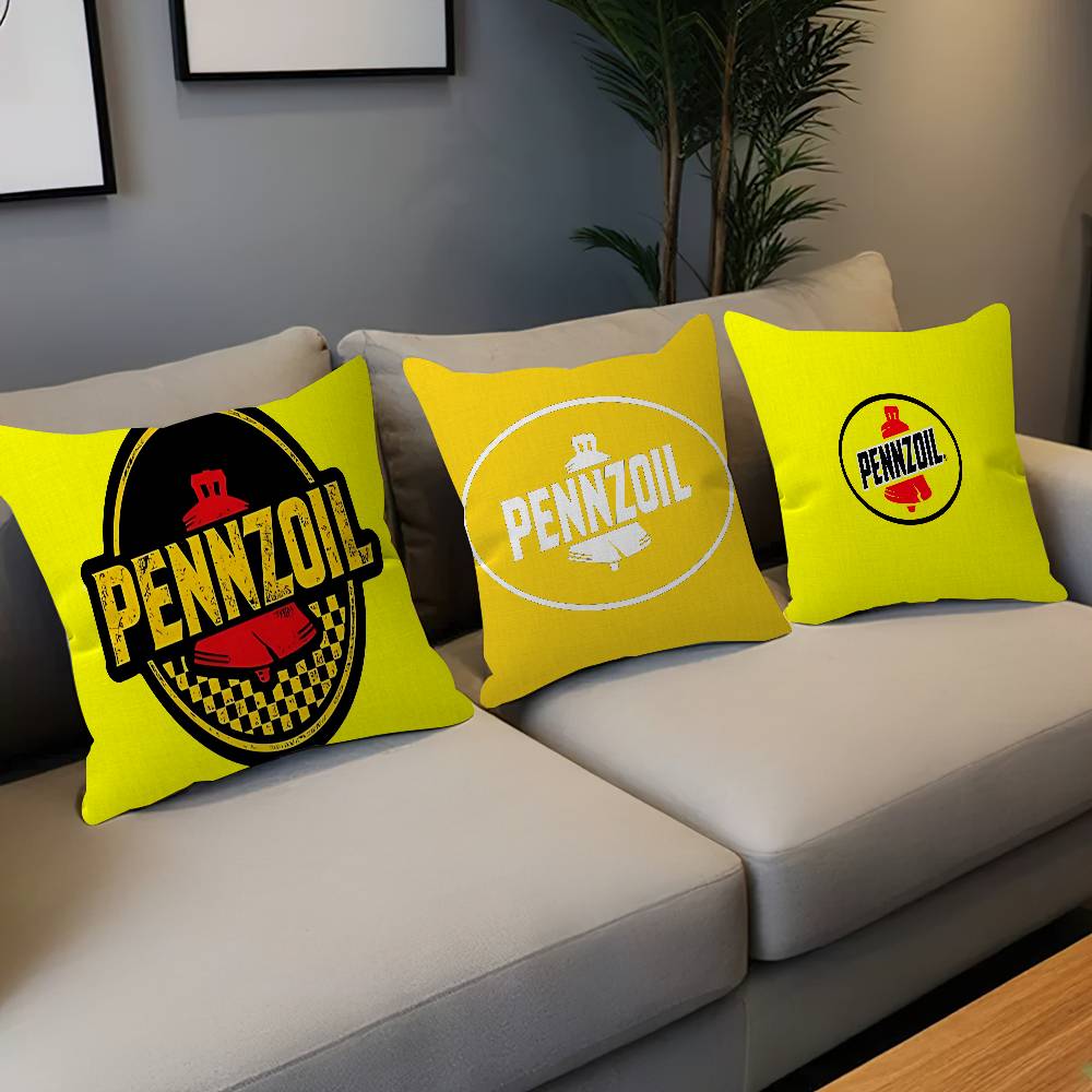 Home Textiles Logo - Doormat PENNZOIL LOGO Maple Design Cushion