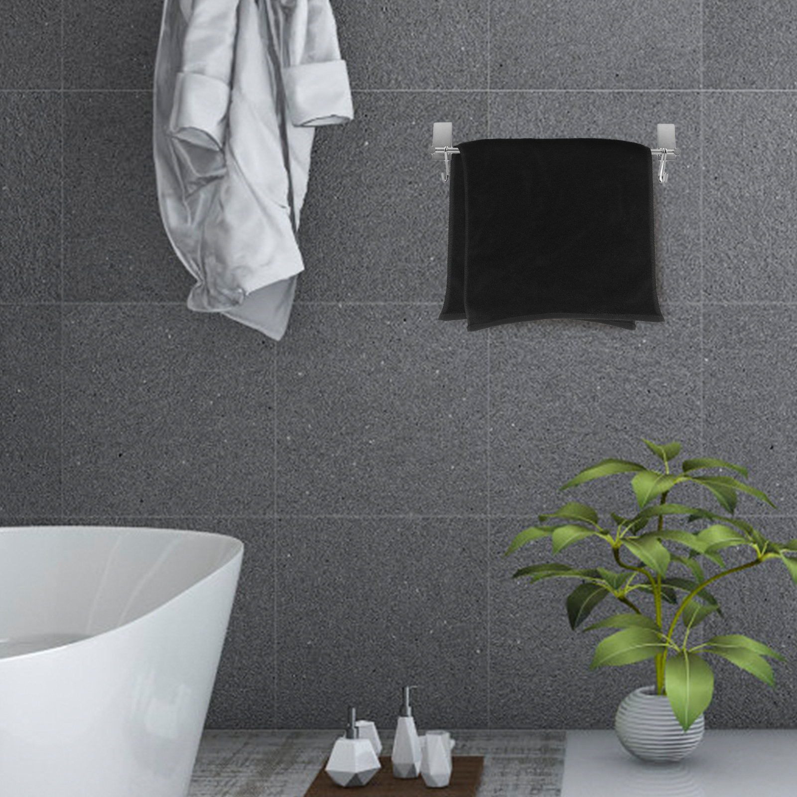 Home Textiles In Pakistan - 2Pcs High Quality Cotton Face Towels
