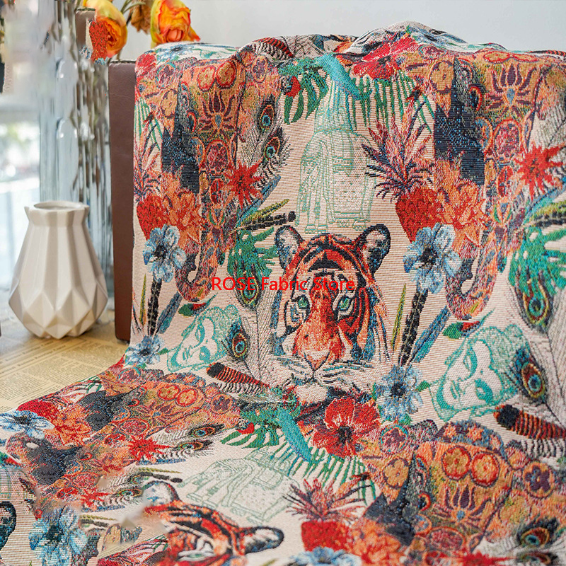 Home Textiles Importers In Usa - 1 meter Tiger Pattern Yarn Dyed