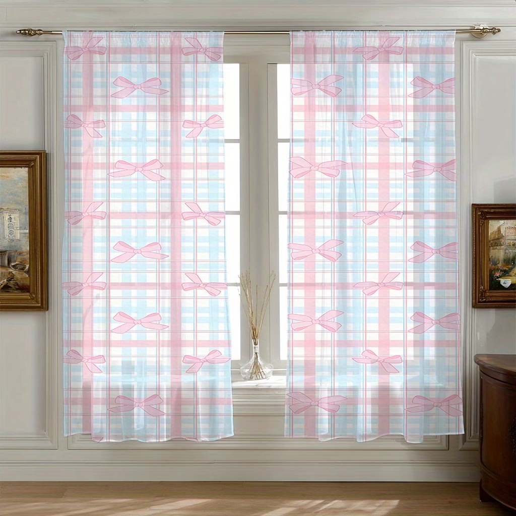 2PCS Digital Printing Sheer Cu - Home Textiles Curtains 评论和价格