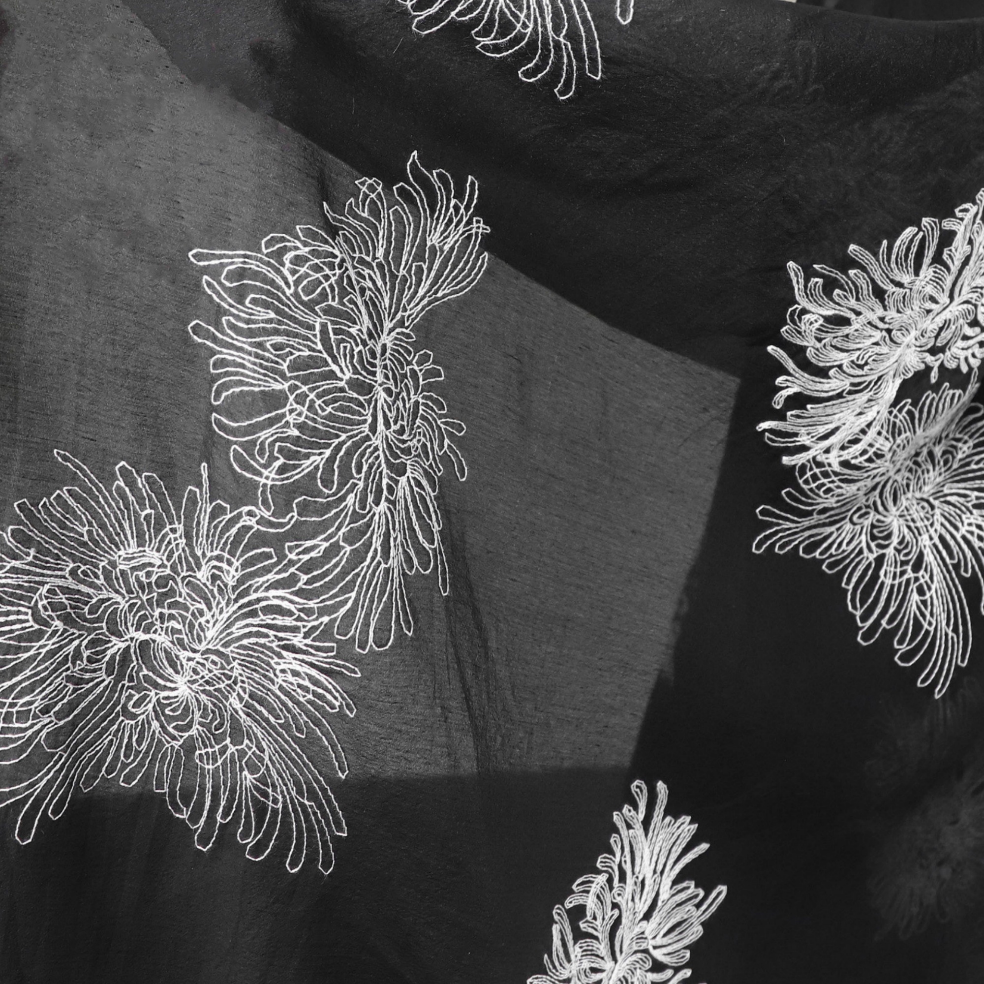 1Meter Chrysanthemum Embroider - Home Textiles Importers In Usa 评论和价格