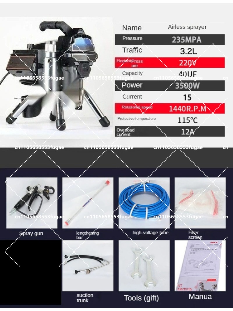 Professional 3.2L Airless Spra - Home Textiles Industry 评论和价格