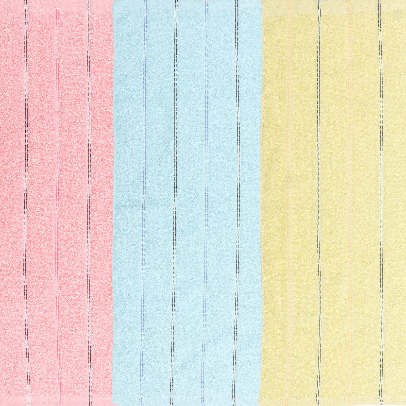 4Pcs Colorful Striped Cotton T - Home Textiles In Pakistan 评论和价格