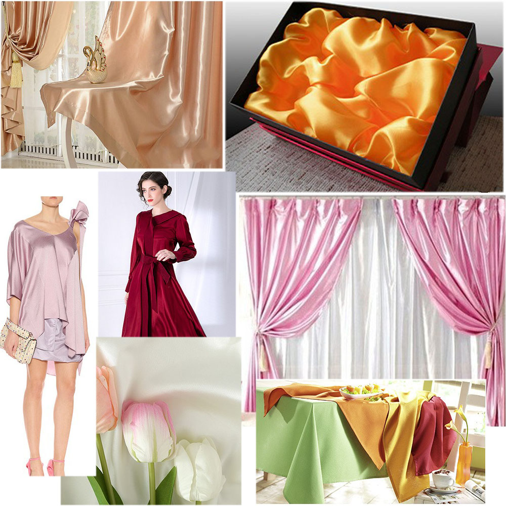 Luxury Designer Satin Fabric 1 - Home Textiles Importers In Usa 评论和价格