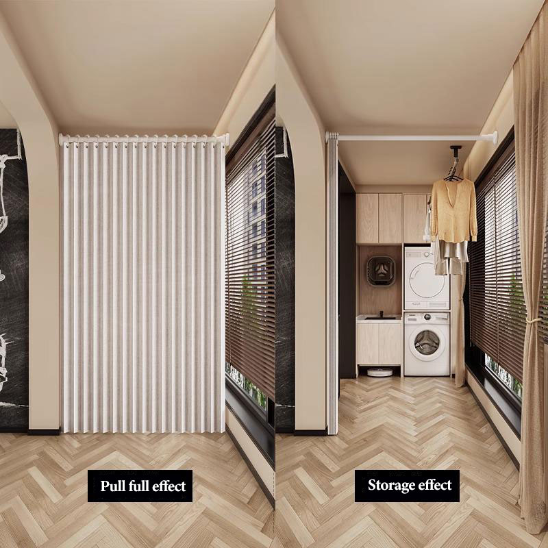 Collapsible Folding Accordion  - Home Textiles Curtains 评论和价格