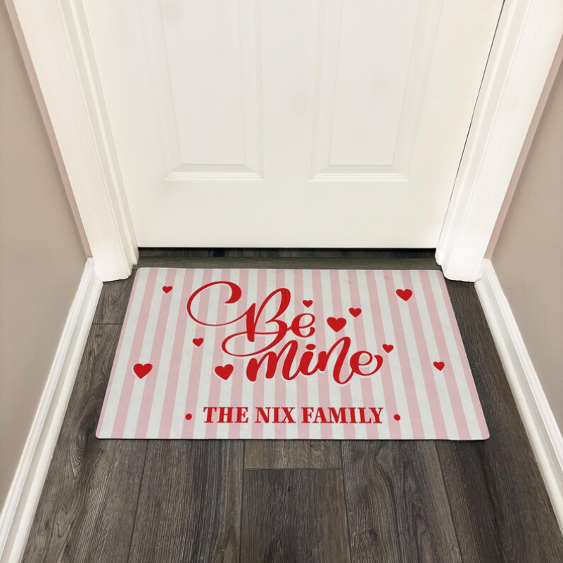 Personalized Valentine Doormat - Home Textiles Today Logo 评论和价格