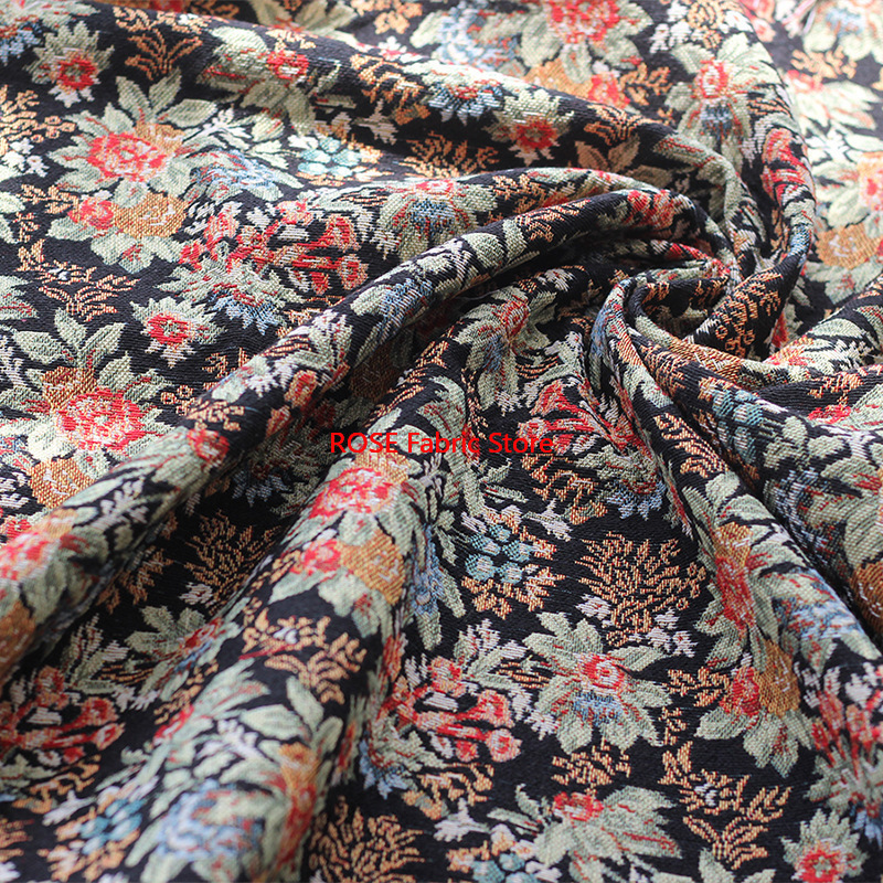 1 meter Retro Embossed Flowers - Home Textiles Importers In Usa 评论和价格