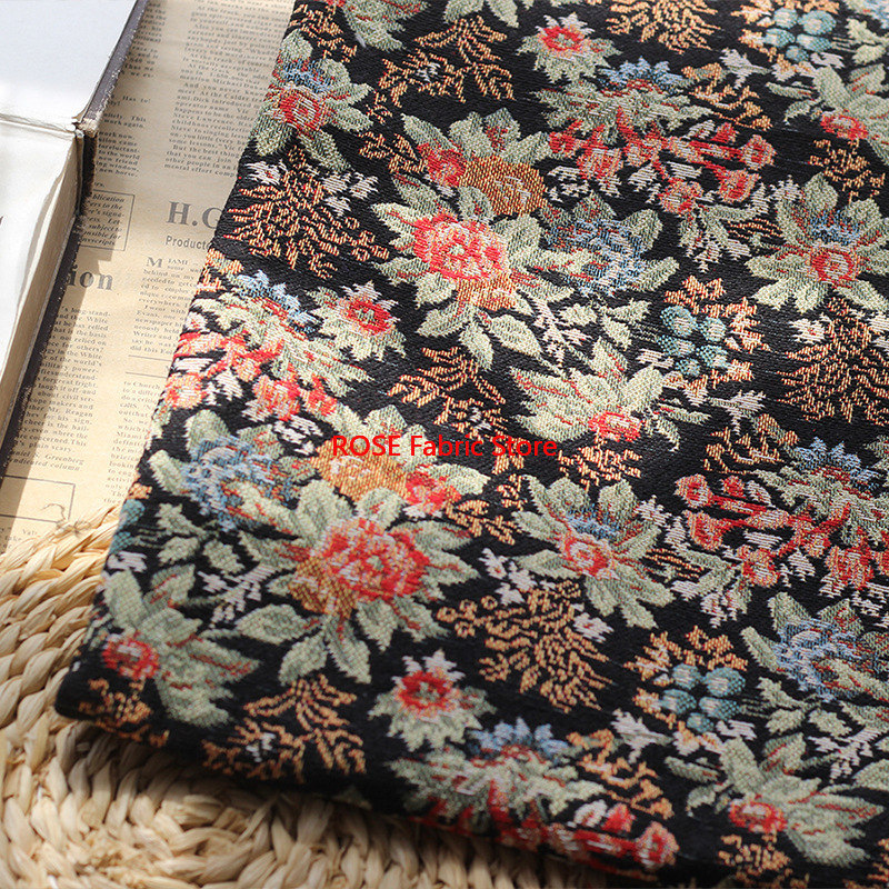 1 meter Retro Embossed Flowers - Home Textiles Importers In Usa 评论和价格