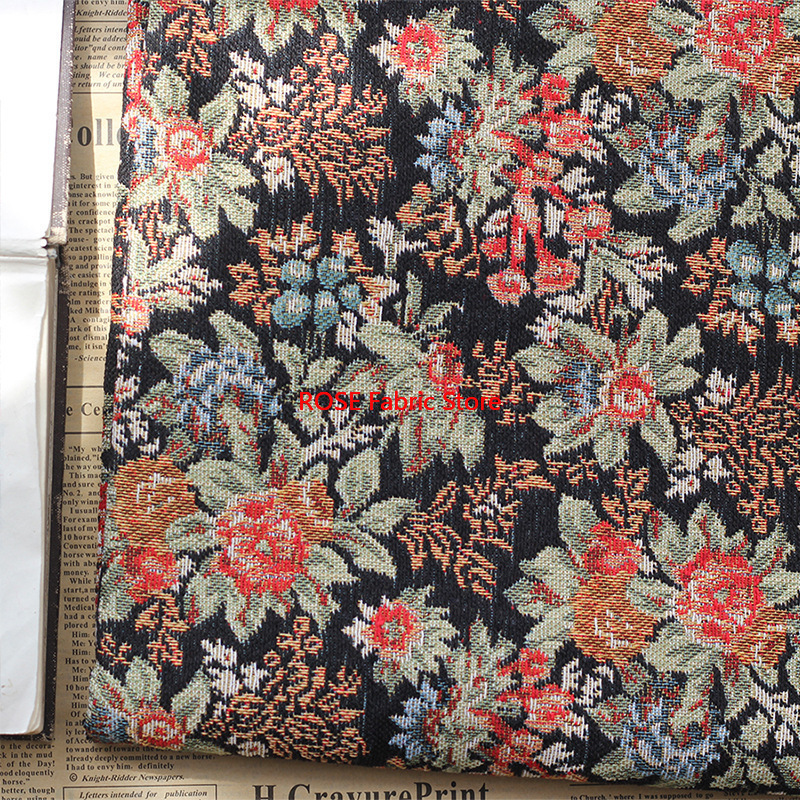 1 meter Retro Embossed Flowers - Home Textiles Importers In Usa 评论和价格