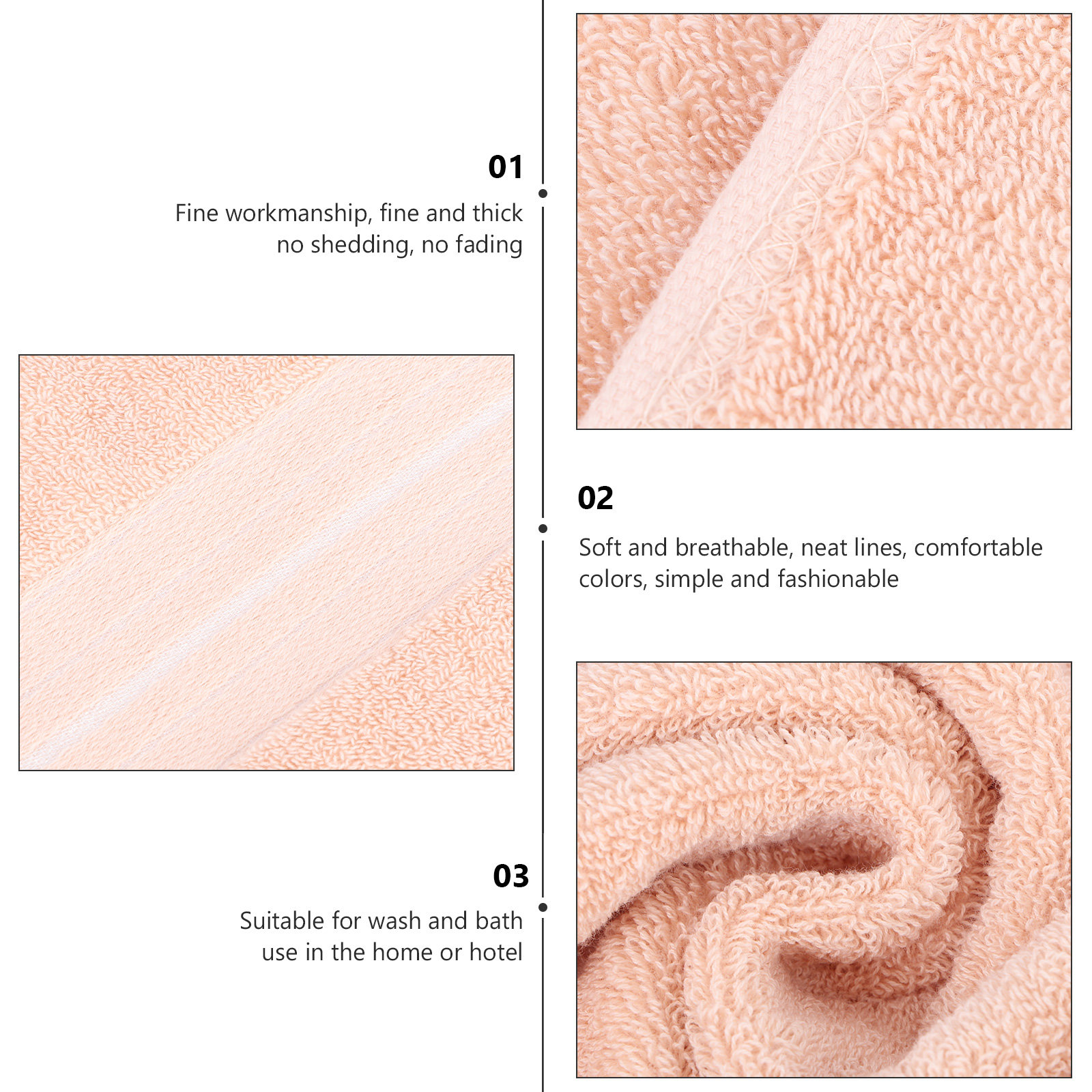 1Pcs Cotton Face Towel Premium - Home Textiles In Pakistan 评论和价格