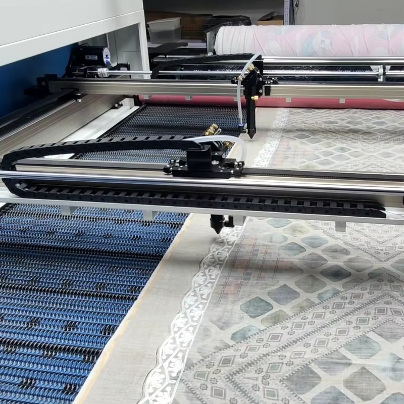 High-speed double-head laser c - Home Textiles Industry 评论和价格