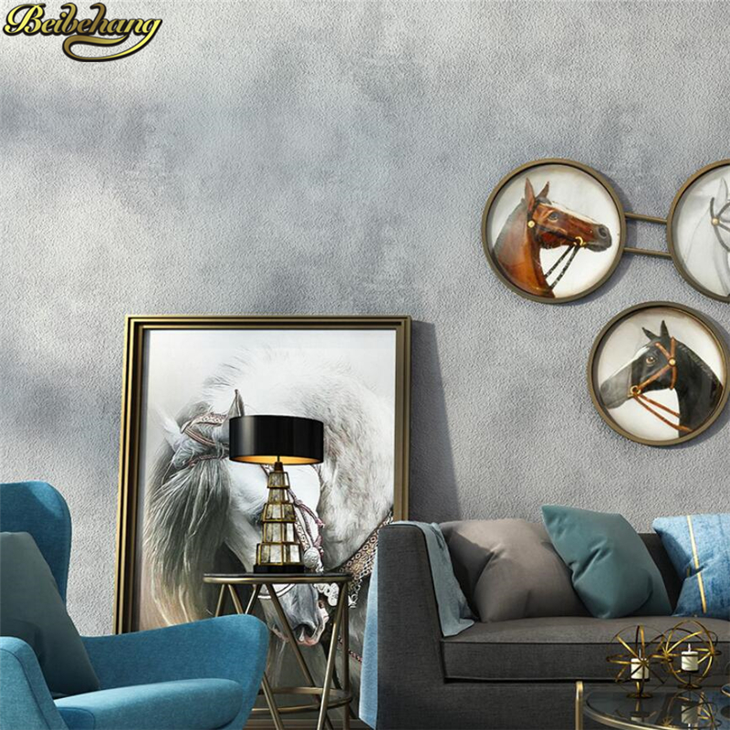 Retro cement gray wallpapers p - Home Textiles Industry 评论和价格